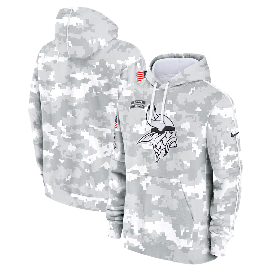 Youth Minnesota Vikings 2024 Nike NFL hoodie->youth nfl jersey->Youth Jersey